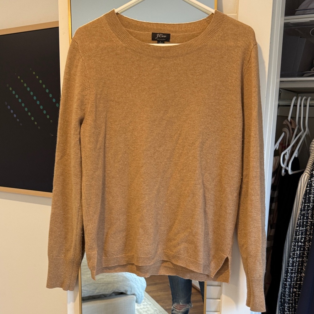J.Crew Cashmere Camel Sweater
